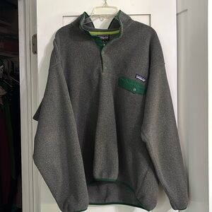 Patagonia Gray and Green Men's Sweater